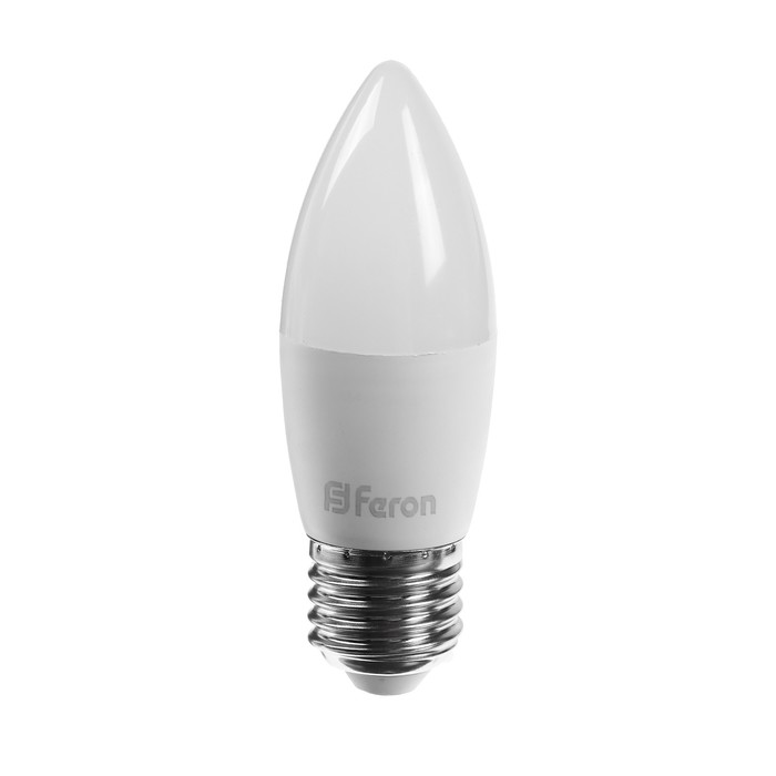 фото Лампа светодиодная feron, (7w) 230v e27 6400k c37, lb-97