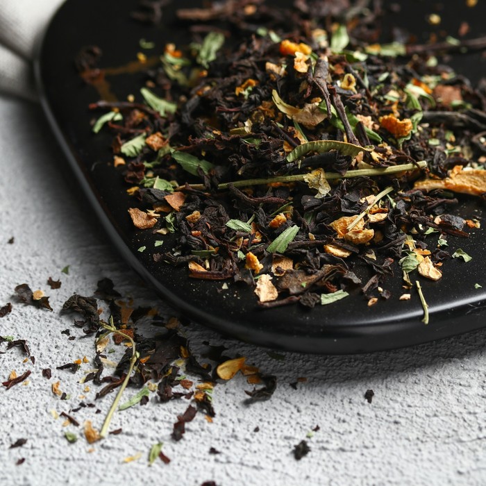 фото Чай травяной «ароматный тархун» premium: цедра цитрусовых, тархун, вербена, 50 г. velvet noir