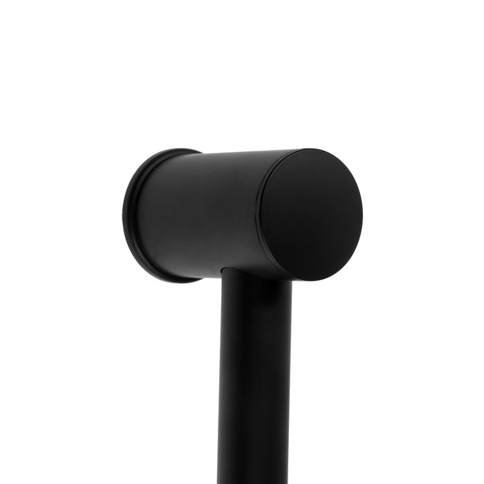 фото Душевая стойка zein s06, с держателем для душевой лейки, черная