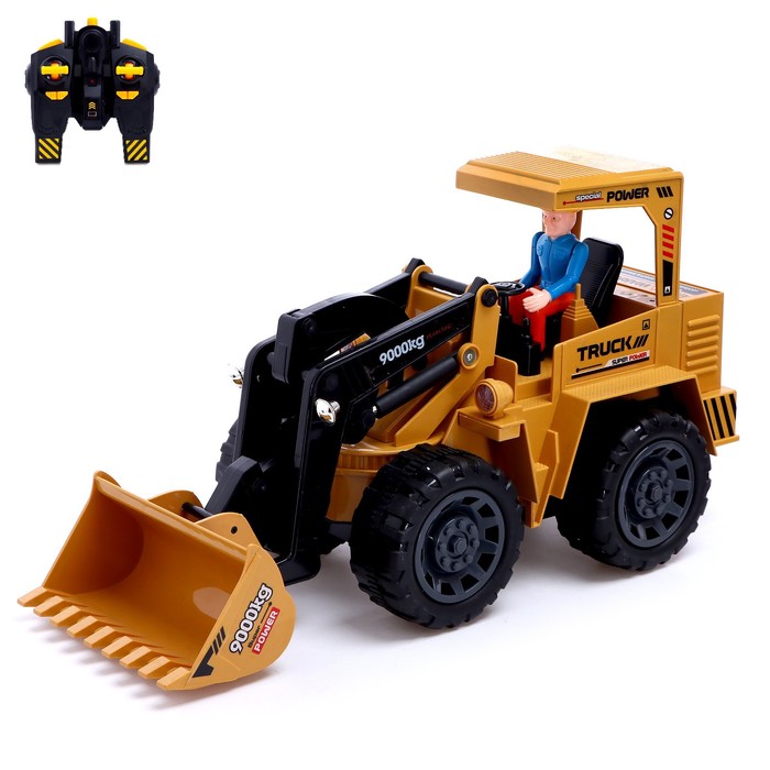 Трактор радиоуправляемый «Погрузчик», звук, свет, работает от аккумулятора
Трактор радиоуправляемый «Погрузчик», звук, свет, работает от аккумулятора