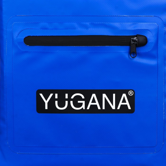 фото Герморюкзак yugana, пвх, водонепроницаемый 30 литров, синий