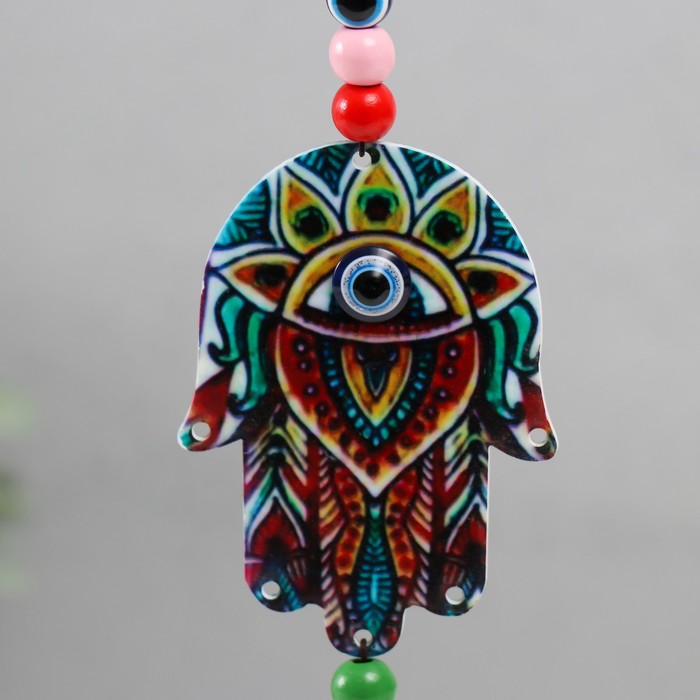 фото Подвеска от сглаза "яркая рука фатимы" 21,5х6х0,5 см