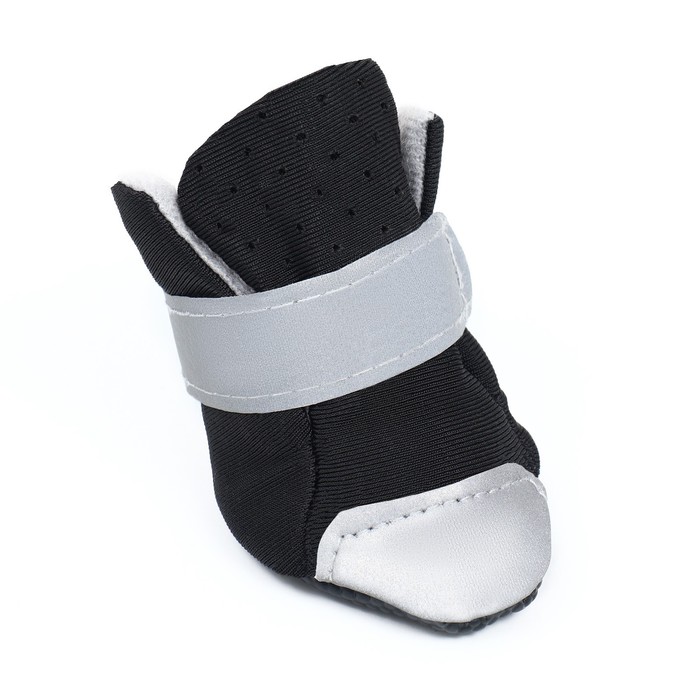 фото Ботинки для собак "комфорт" дышашие, размер 3 (5, 0 х 4, 2 см), черные