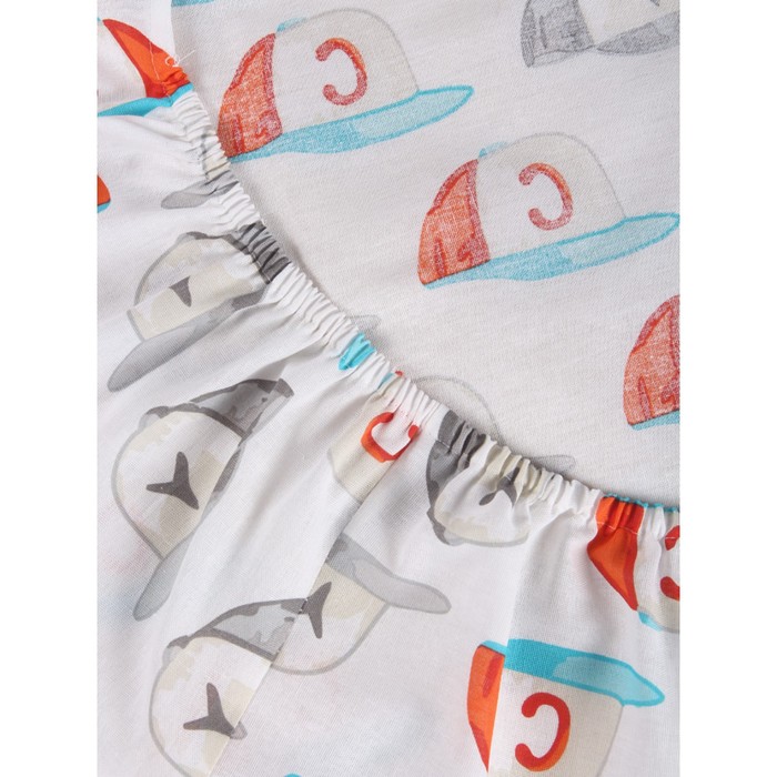 фото Простыня на резинке «мячи», размер 140x200x25 см