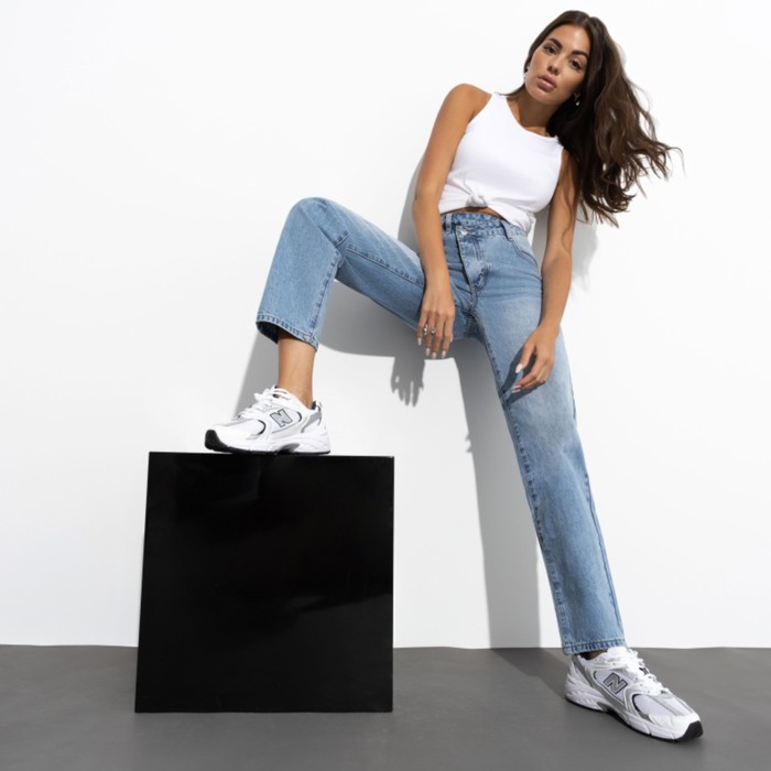 фото Джинсы женские mom rome, размер 40 charuttimoda