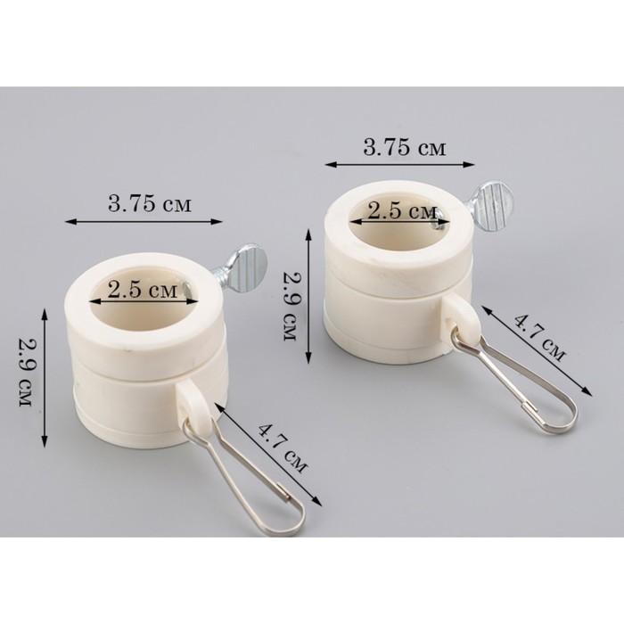 фото Пластиковые анти-наматывающие крепления для флага, флагштока, d-2.5 см, 2 шт