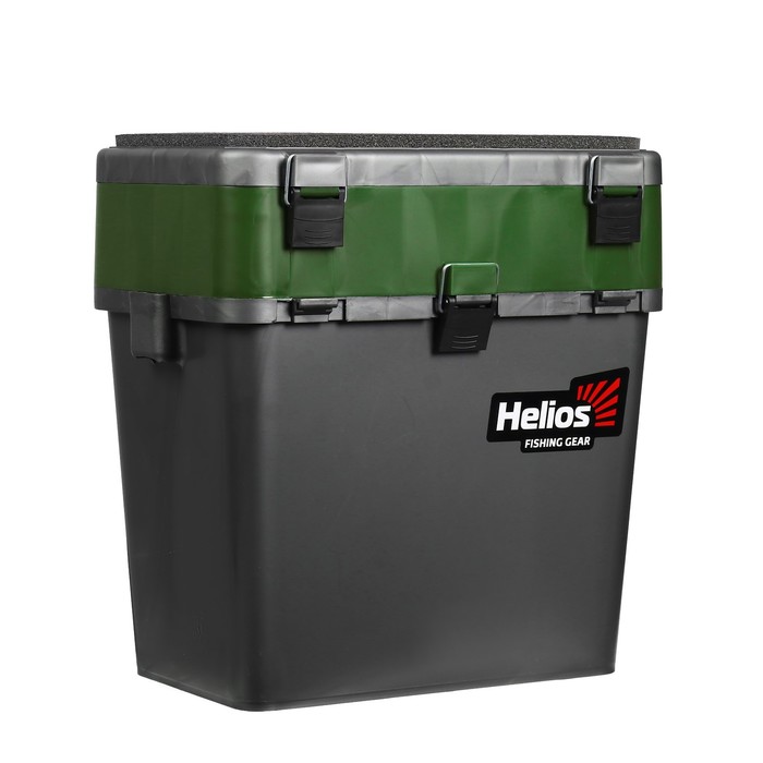 фото Ящик зимний helios, цвет серый-хаки