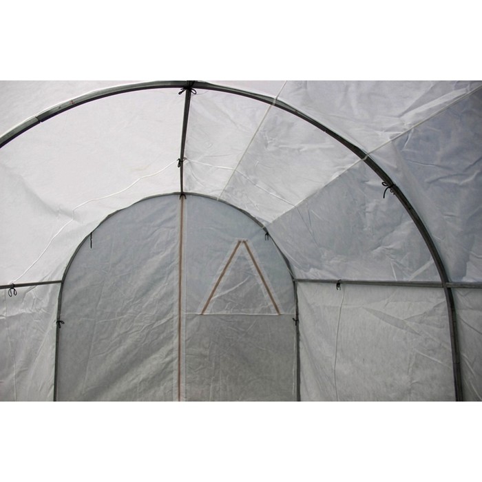 фото Чехол для теплицы, 6 × 2 × 2 м, спанбонд 100 г/м², для низких температур, «снежная»