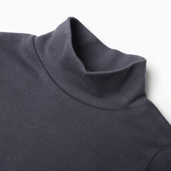 фото Водолазка для мальчика, цвет графитовый, рост 116 см bonito