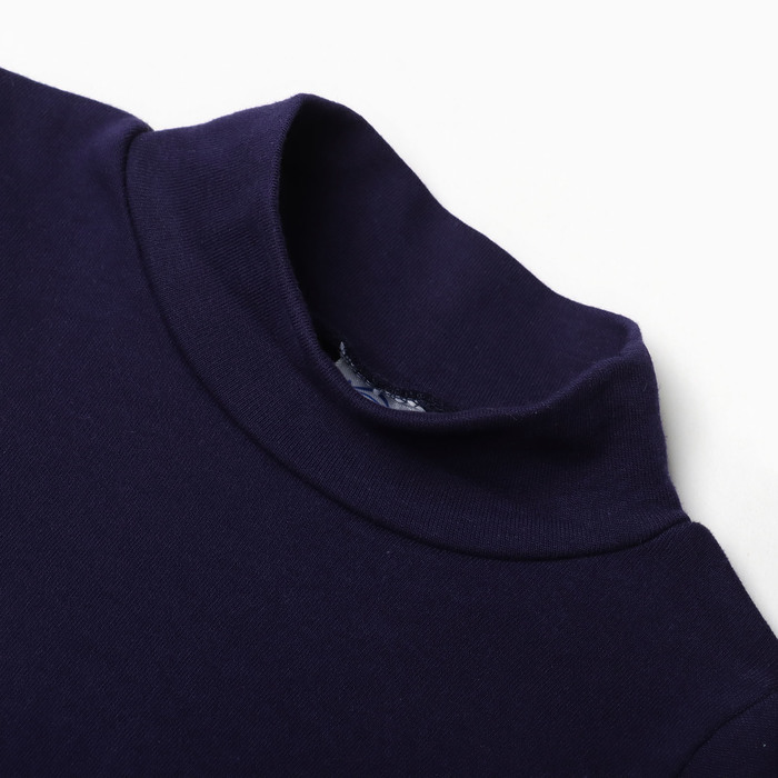 фото Водолазка для мальчика, цвет тёмно-синий, рост 116 см bonito