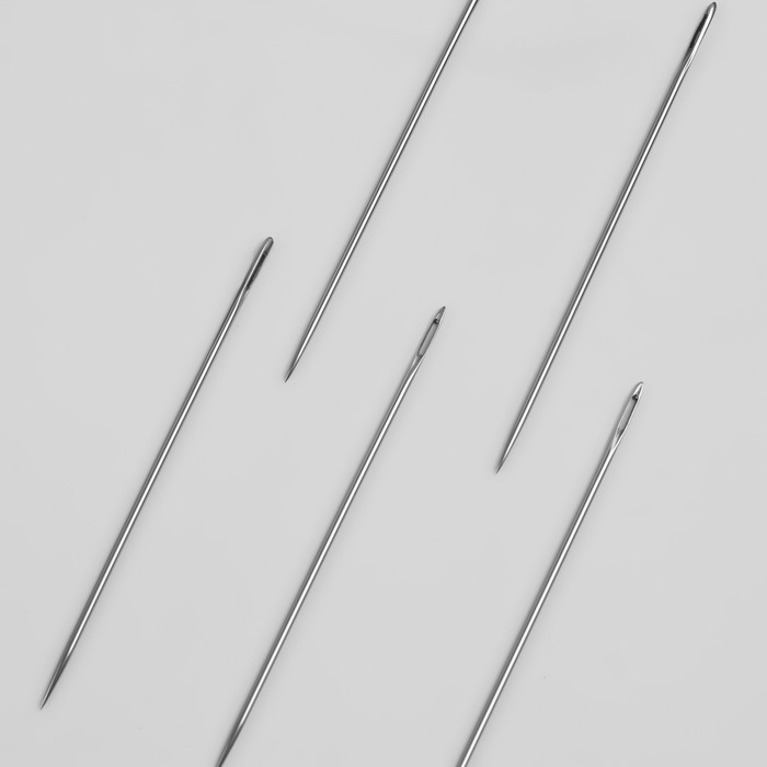 фото Иглы для вышивания №1, d = 0,7 мм, 3,5 см, 10 шт, с-20 колюбакинский игольный завод