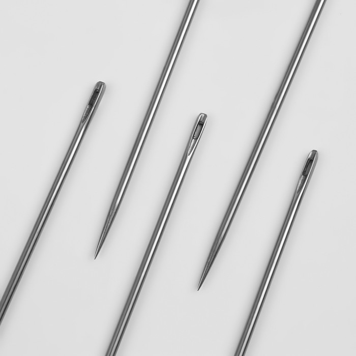 фото Иглы швейные №7, d = 1,8 мм, 8 см, 10 шт, с-10 колюбакинский игольный завод