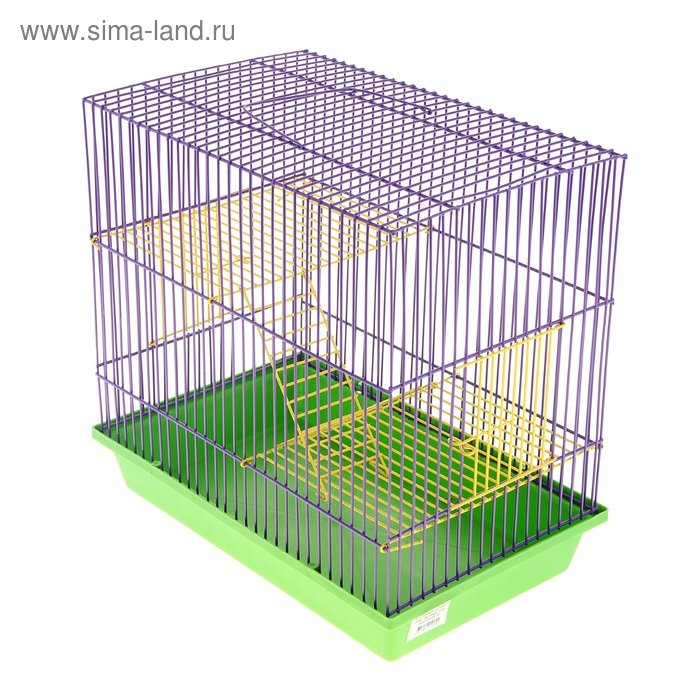 Клетка для грызунов 3-эт с металлическими полками и лесенками, 36 х 24 х 38 см микс цветов
Клетка для грызунов 3-эт с металлическими полками и лесенками, 36 х 24 х 38 см микс цветов