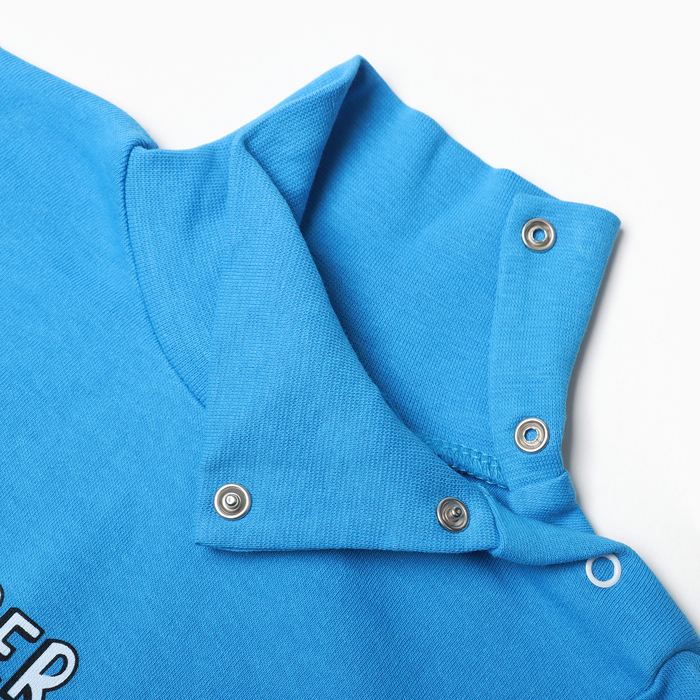 фото Водолазка для мальчиков, цвет тёмно-бирюзовый, рост 86 см bonito