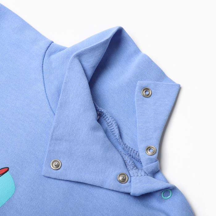 фото Водолазка для мальчиков, цвет голубой, рост 92 см bonito