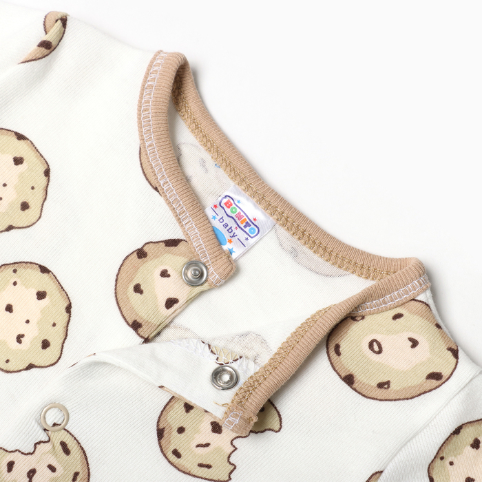 Комбинезон детский, цвет белый/печеньки, рост 62
Комбинезон детский, цвет белый/печеньки, рост 62