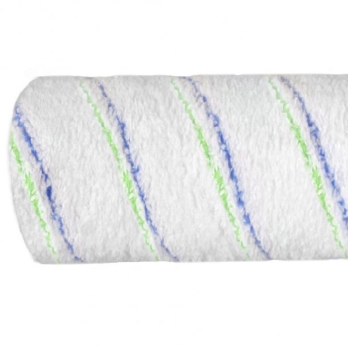 фото Валик сибртех 80186, полиэстер, d=48 мм, рукоятка d=6 мм, ворс 12 мм, 180 мм