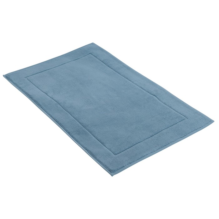 фото Коврик для ванной джинсово-синего цвета essential, размер 50х80 см tkano
