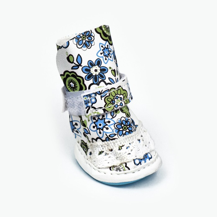 фото Ботинки "модник", набор 4 шт, 3 размер (4,8 х 3,7 см), белые