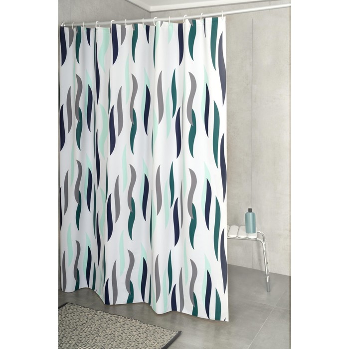 фото Штора для ванной комнаты, 180х200 см, цветной ridder