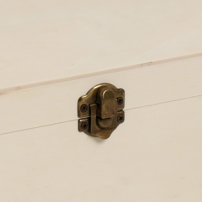 фото Шкатулка дерево под роспись "прямоугольная" замок пряжка 26,5х16,5х11 см