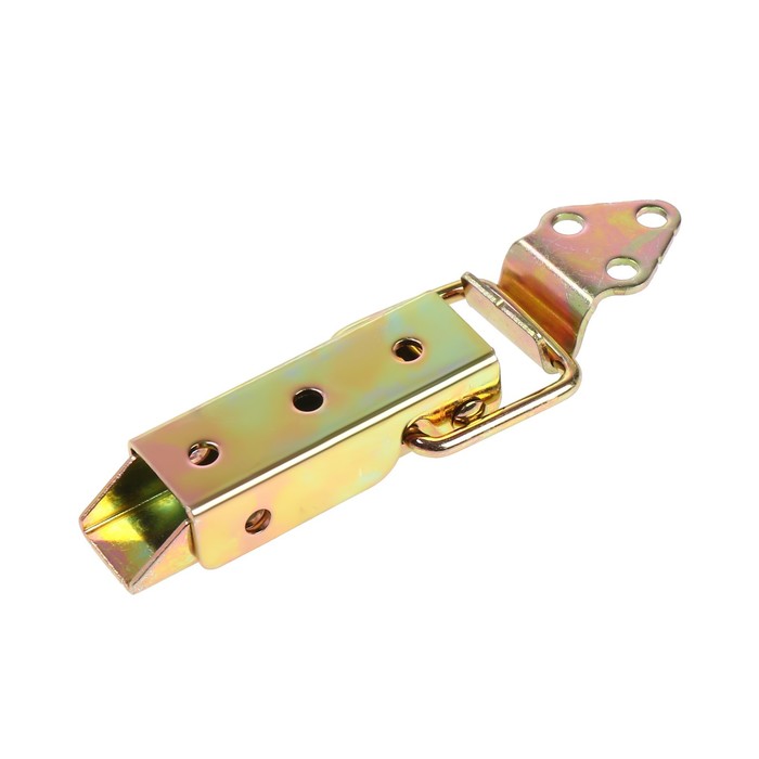 фото Замок защелка на ящик тундра, 5 см, оцинкованная