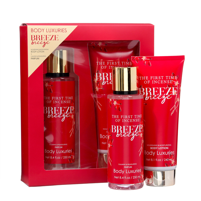 Подарочный набор Body Luxuries, аромат морского бриза: мист для тела 250 мл, лосьон 240 мл
Подарочный набор Body Luxuries, аромат морского бриза: мист для тела 250 мл, лосьон 240 мл