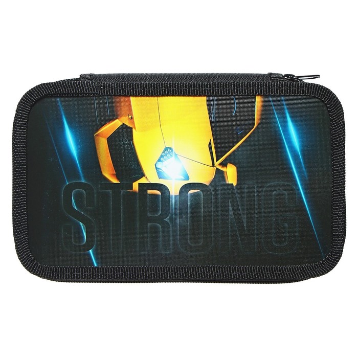 фото Пенал 2 секции 125*205 наполн. лам.карт 30п26/2/set calligrata 23предм мал "тачка желтая"