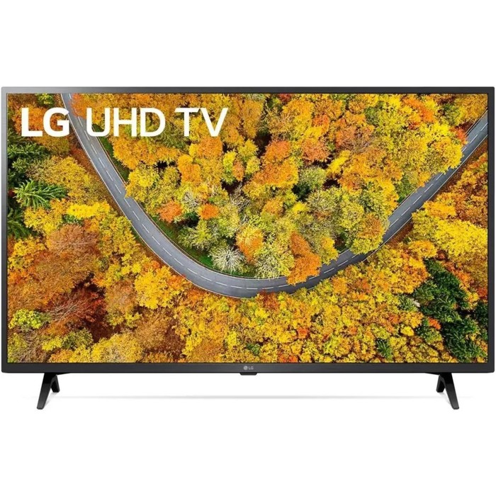 Телевизор LG 43UP76006LC, 43", 3840x2160, DVB-T2/C/S2, HDMI 2, USB 1, Smart TV, чёрный
Телевизор LG 43UP76006LC, 43", 3840x2160, DVB-T2/C/S2, HDMI 2, USB 1, Smart TV, чёрный