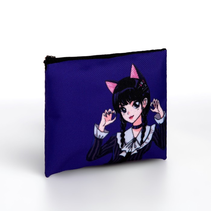 фото Кошелек детский текстильный "девочка", 11х9х0,5 см, цвет фиолетовый nazamok kids