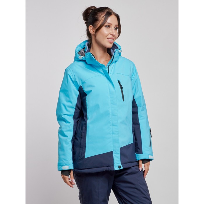 фото Куртка горнолыжная женская зимняя, размер 58, цвет голубой mtforce