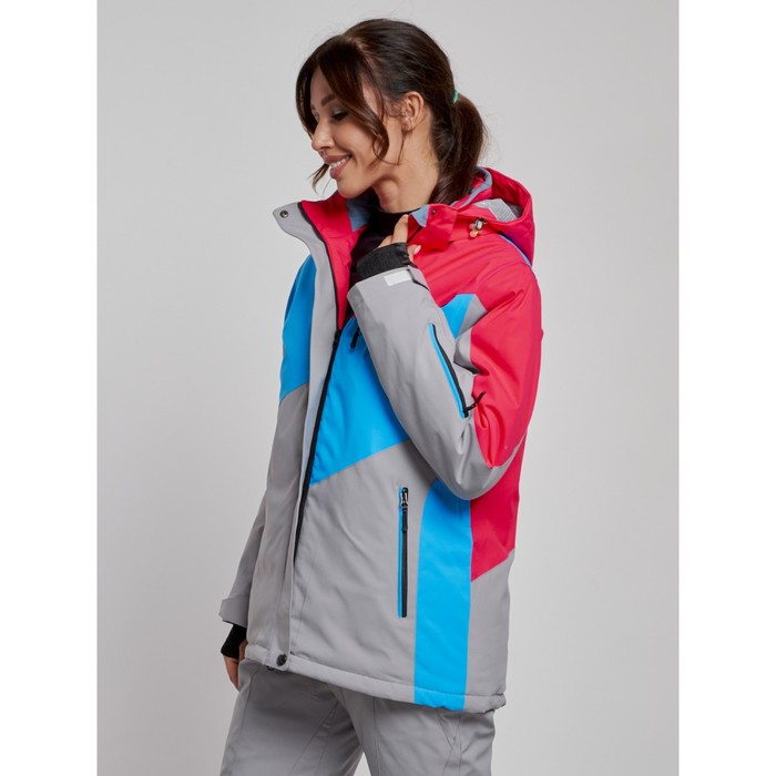 фото Куртка горнолыжная женская зимняя, размер 48, цвет малиновый mtforce