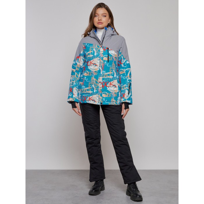фото Куртка горнолыжная женская зимняя, размер 46, цвет синий mtforce