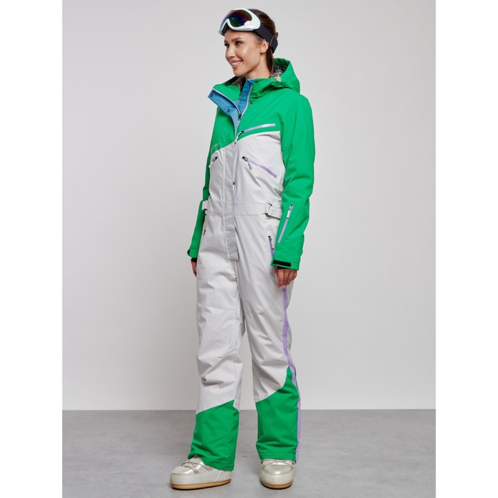 фото Комбинезон горнолыжный женский зимний, размер 44, цвет зелёный mtforce