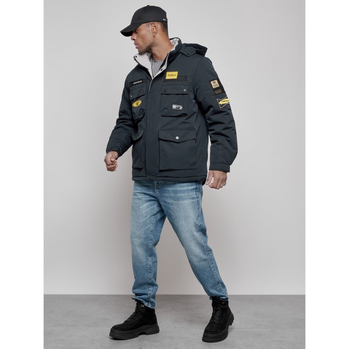 фото Куртка мужская зимняя, размер 48, цвет тёмно-синий mtforce