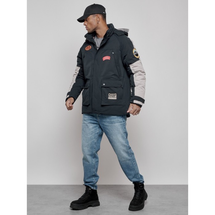 фото Куртка мужская зимняя, размер 50, цвет тёмно-синий mtforce