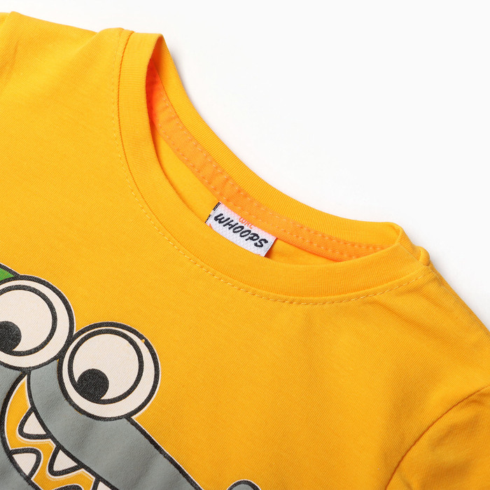 фото Лонгслив для мальчика, цвет жёлтый, рост 92 см bebus