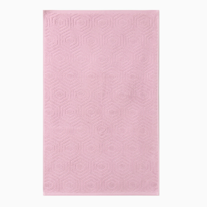 фото Полотенце махровое «ромб», цвет розовый, 70х130 см, хлопок, 450г/м nefertiti