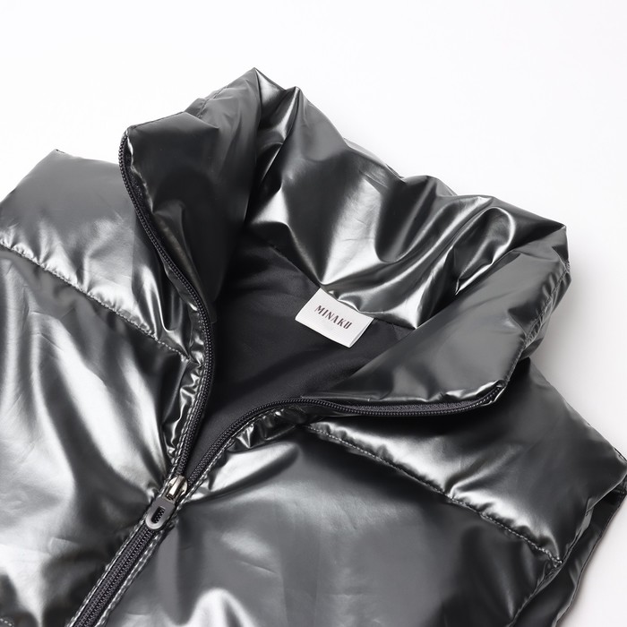 фото Жилет детский minaku, цвет серый, рост 140 см