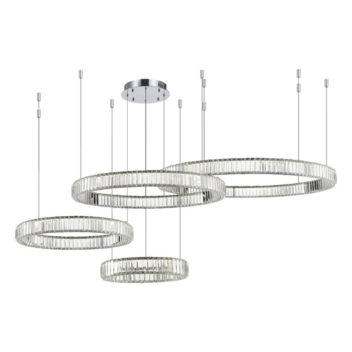 Люстра подвесная St Luce. SL1622.103.04. Tivoli. 1х190 Вт, LED, 4000K, 11400 Lm, 180х140 см, цвет хром
Люстра подвесная St Luce. SL1622.103.04. Tivoli. 1х190 Вт, LED, 4000K, 11400 Lm, 180х140 см, цвет хром