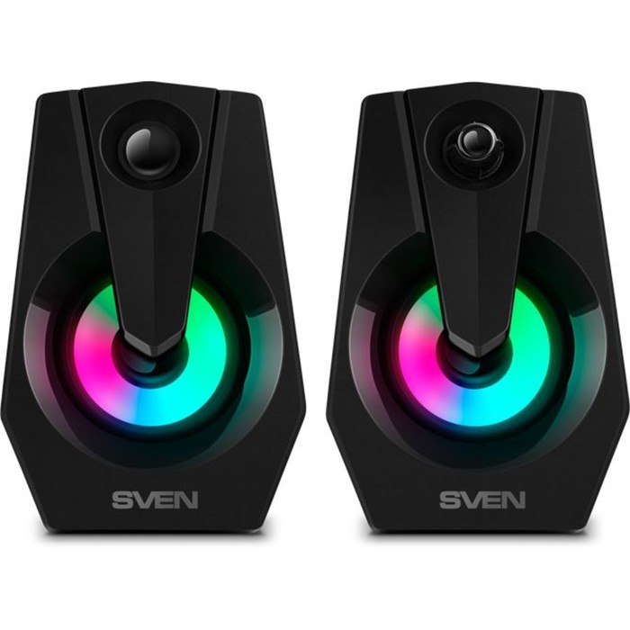 фото Колонки sven 370 2.0 черный 6вт