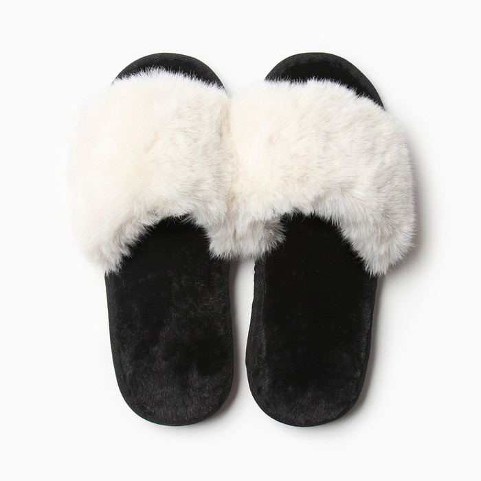 фото Тапочки женские с открытым носом размер 39-40, цвет молочный lovelife