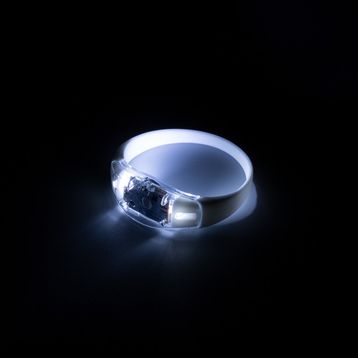 фото Светодиодный браслет белый, батарейки cr2016х2, свечение белое