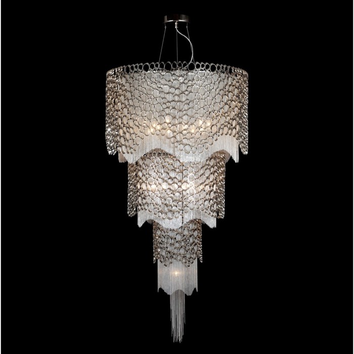 Люстра Crystal Lux, Hauberk 1960/324, E27, 24х60 Вт, 156х85х85 см, цвет никель
Люстра Crystal Lux, Hauberk 1960/324, E27, 24х60 Вт, 156х85х85 см, цвет никель