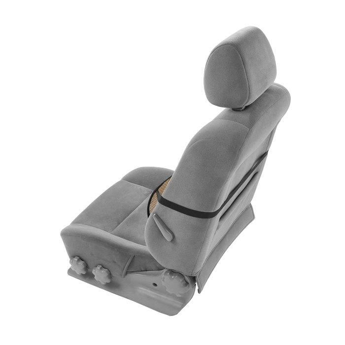 фото Ортопедическая спинка на сиденье с массажером, 40×40 см, бежевый
