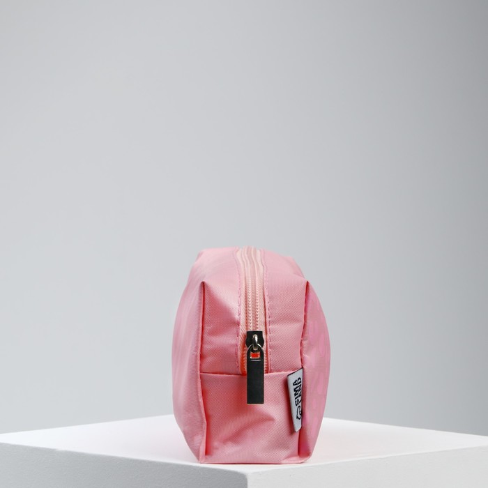 фото Косметичка «розовый леопард» 18x5x9, на молнии beauty fox