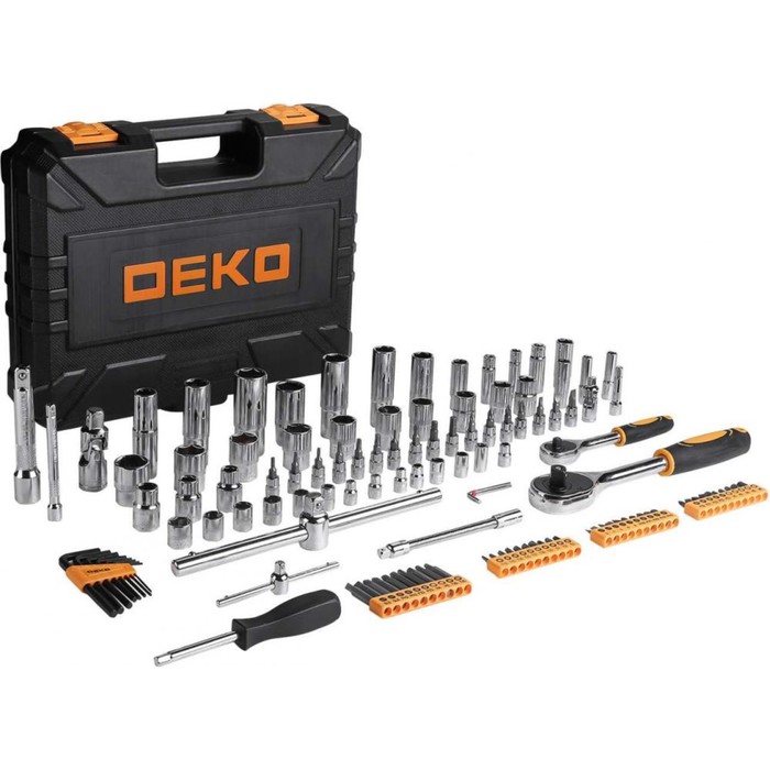 фото Профессиональный набор инструментов для авто deko dkat121 в чемодане, 121 предмет