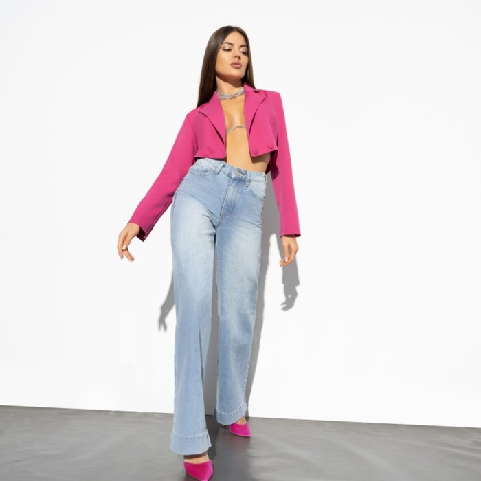 фото Джинсы-палаццо женские milan, размер 42 charuttimoda