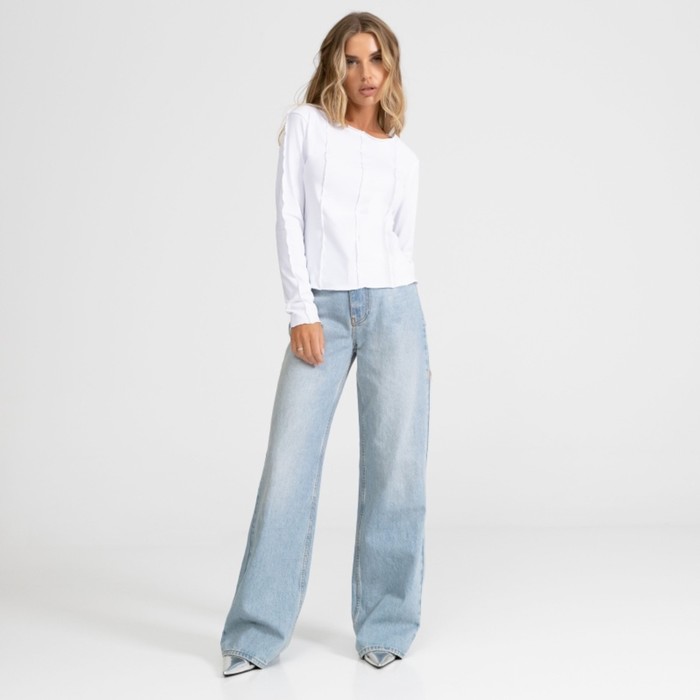 фото Лонгслив женский «громкий тренд», размер 52 charuttimoda