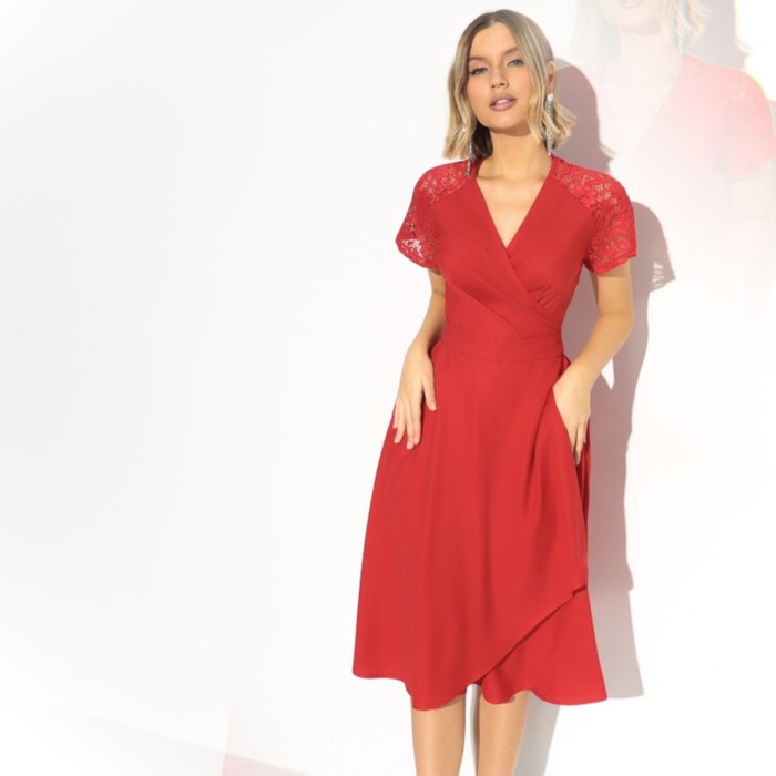 фото Платье женское «в образе мечты», размер 48 charuttimoda